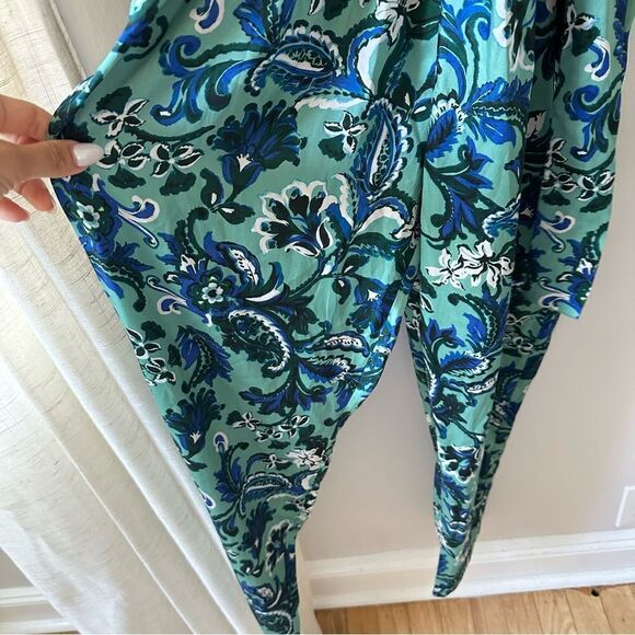 Zara Floral Printed Jumpsuit with Tie - Picture 5 of 8